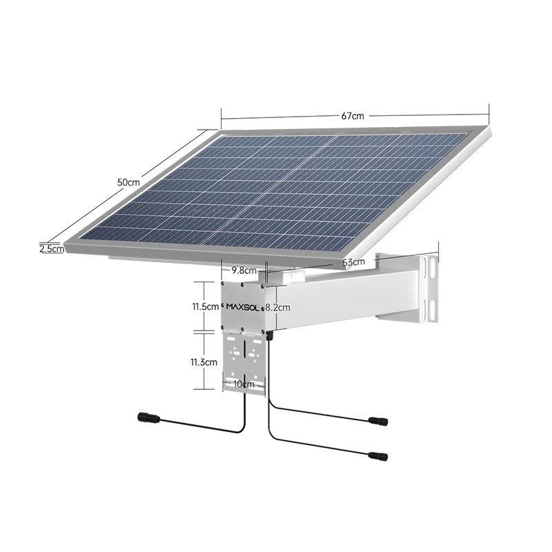Βιομηχανικό κιτ ηλιακής τροφοδοσίας 60W, 384Wh