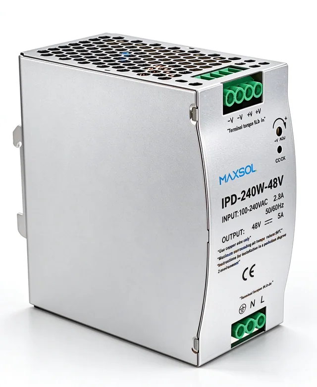 Βιομηχανικό τροφοδοτικό ράγας DIN 48V, 240W