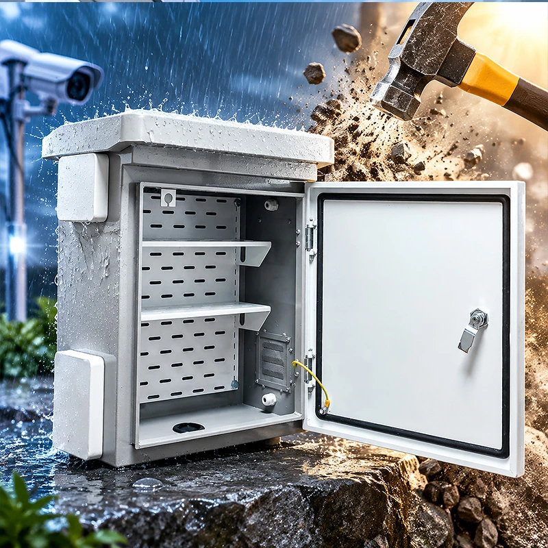 IP65 και IK10: επιλογή ερμαρίου CCTV εξωτερικού χώρου