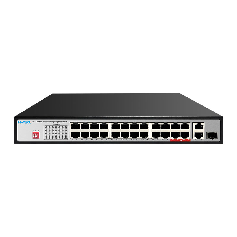 Μεταγωγέας HiPoE 24 θυρών, 300W, με Gigabit uplink