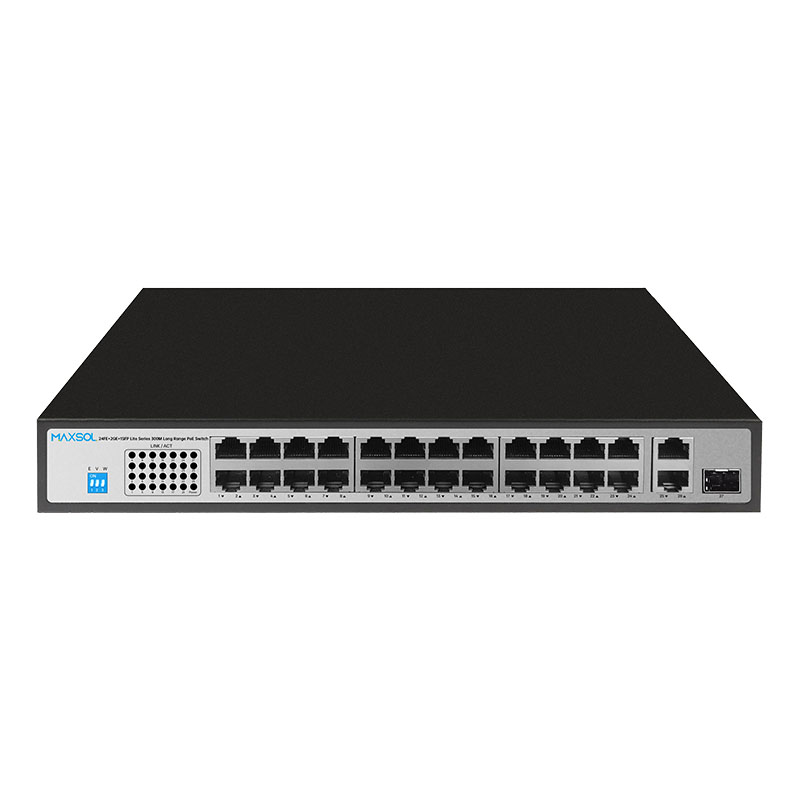 Μεταγωγέας Fast Ethernet PoE+ 24 θυρών με Gigabit uplink