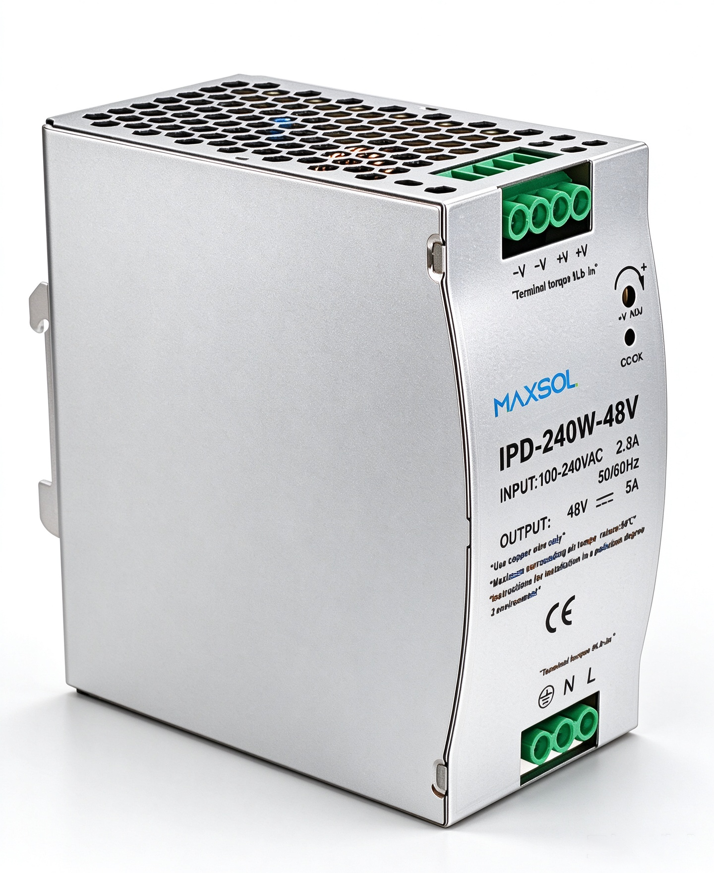 Βιομηχανικό τροφοδοτικό ράγας DIN 48V, 240W