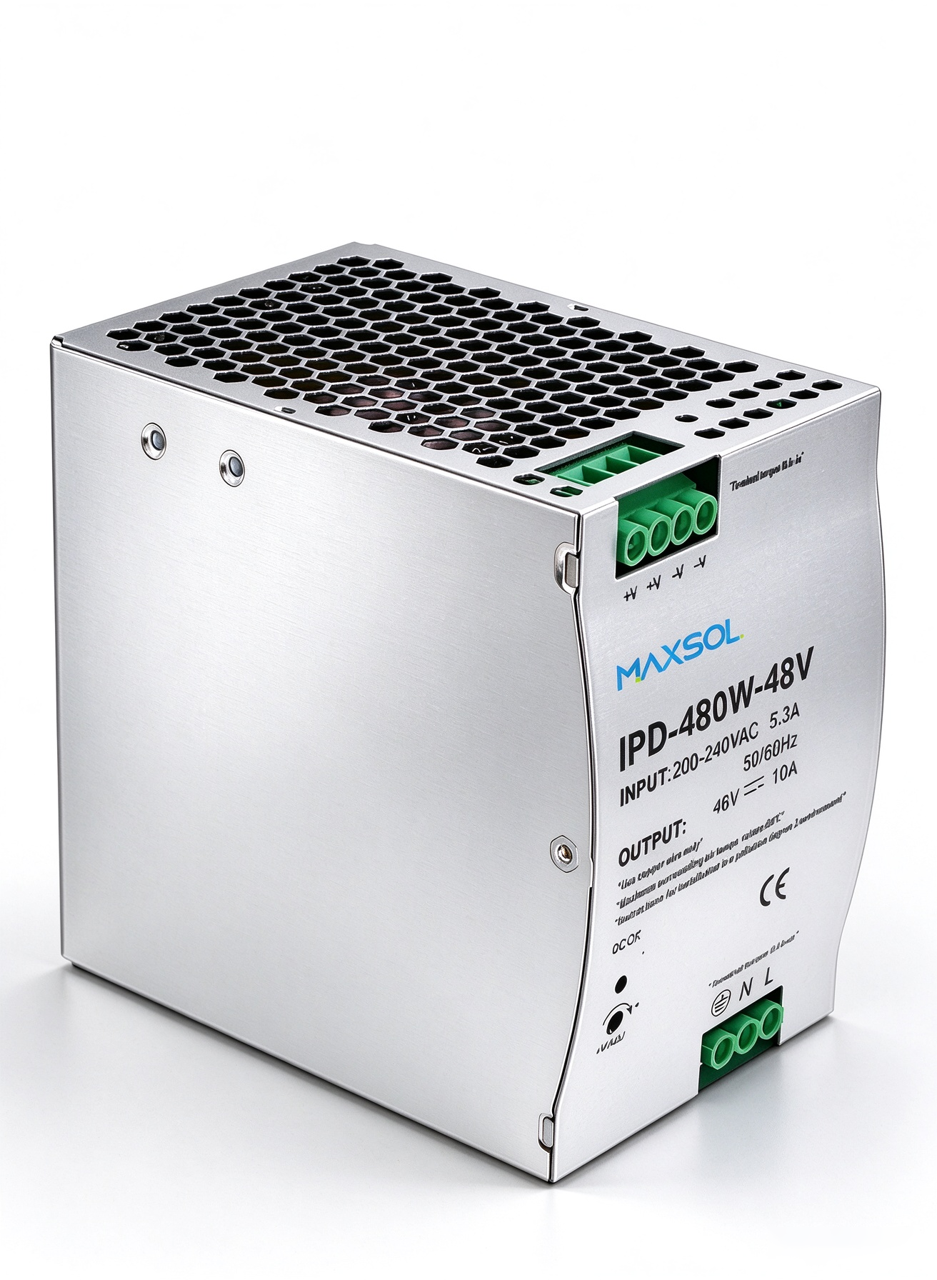Βιομηχανικό τροφοδοτικό ράγας DIN 48V, 480W