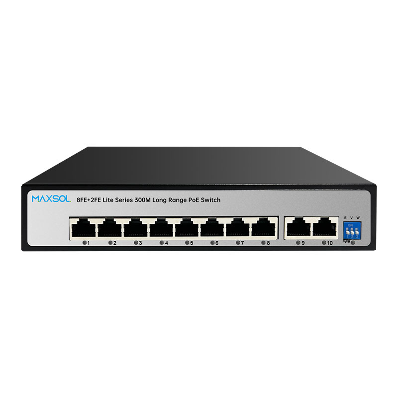 Μεταγωγέας Fast Ethernet PoE+ 8 θυρών με Watchdog